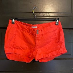 Express Red/Orange Shorts
